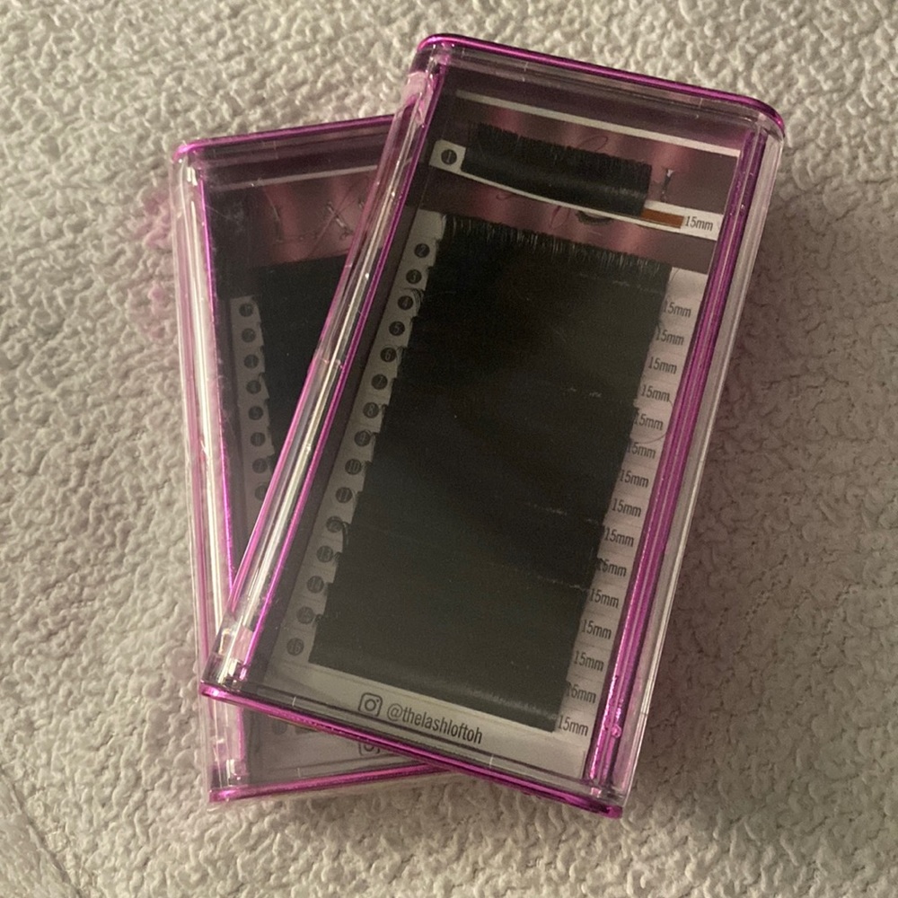Lash extensions easy fan 15 mm .07D